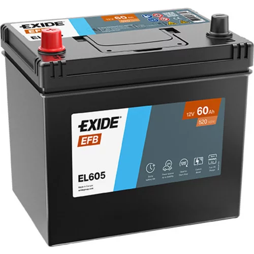 Štartovacia batéria EXIDE EL605