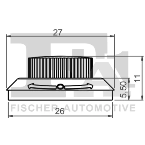 Upevňovací element, krat motora 21-70002.5 /FA1/ - obr. 1