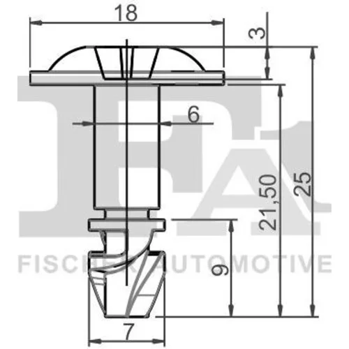Motor-/Spodny ochranny kryt 10-40091.5 5ks /FA1/ - obr. 1