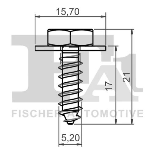 Skrutka FA1 77-70007.5