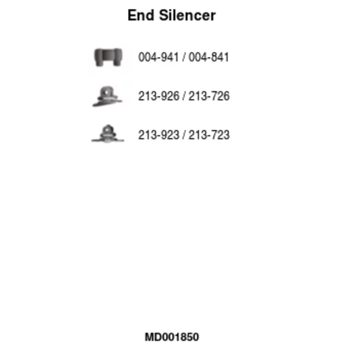 Koncový tlmič výfuku FA1 MD001850