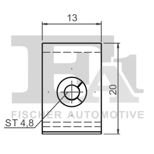 Plechova matica 10-40090.5 /FA1/ - obr. 1