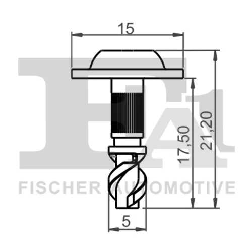 Motor-/Spodny ochranny kryt 11-40095.25 /FA1/ - obr. 1