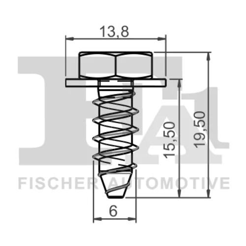 Skrutka 77-70012.5 /FA1/ - obr. 1