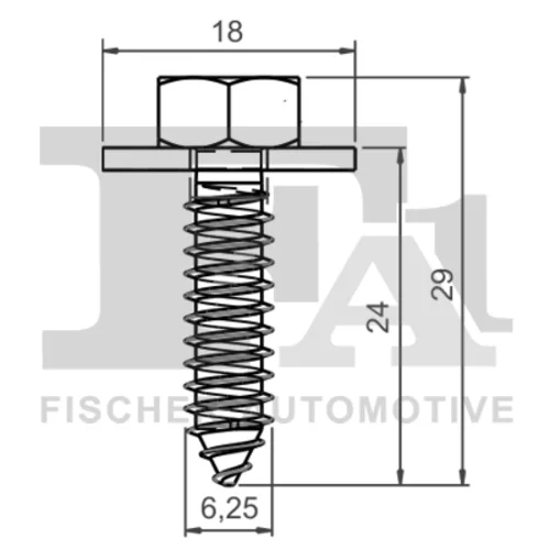 Skrutka 12-70006.5 /FA1/ - obr. 1
