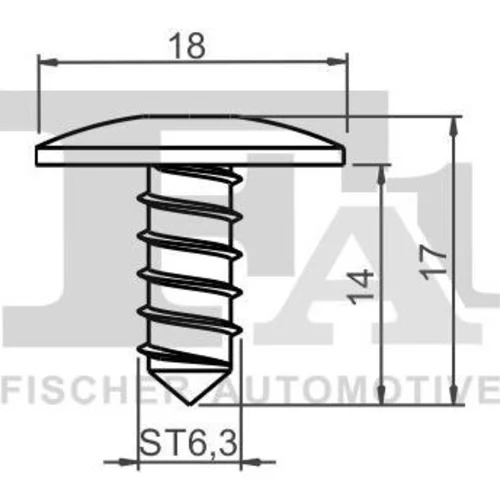 Skrutka 10-70025.5 /FA1/ - obr. 1