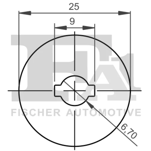 Príchytka ozdobnej/ochran. lišty 11-40135.25 /FA1/ - obr. 1