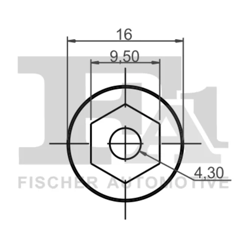 Príchytka ozdobnej/ochran. lišty 12-70010.100 /FA1/ - obr. 1