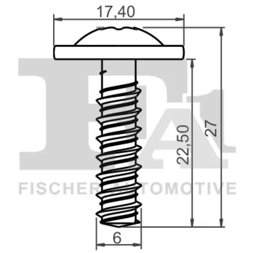 Skrutka 10-70008.5 /FA1/ - obr. 1