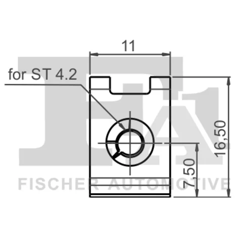 Plechova matica 99-10028.10 /FA1/ - obr. 1