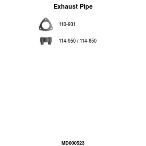 Výfukové potrubie FA1 MD000523