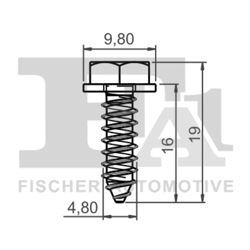 Skrutka 10-70009.100 /FA1/ - obr. 1