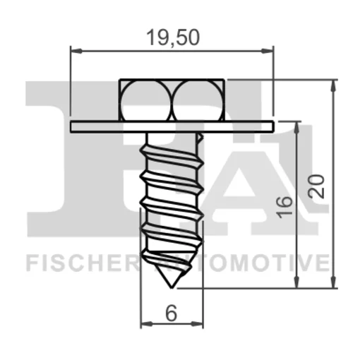Skrutka 77-70006.10 /FA1/ - obr. 1