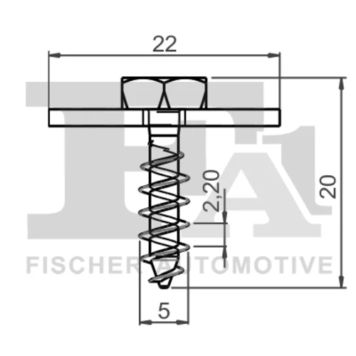Skrutka 10-70005.100 /FA1/ - obr. 1