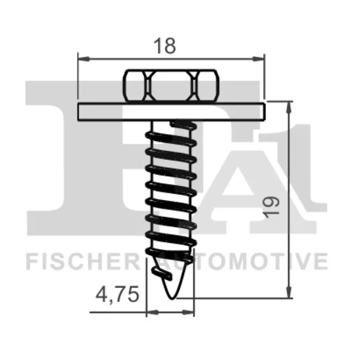 Skrutka 10-70007.5 /FA1/ - obr. 1