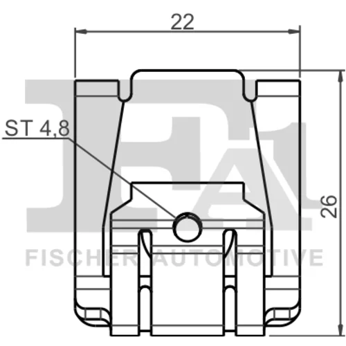 Plechova matica 14-40088.5 /FA1/ - obr. 1
