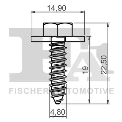 Skrutka 14-70004.5 /FA1/ - obr. 1