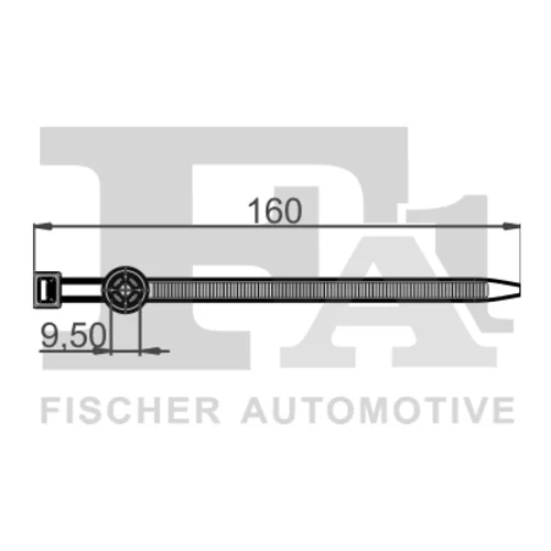 Káblová spona 33-50001.5 /FA1/ - obr. 1