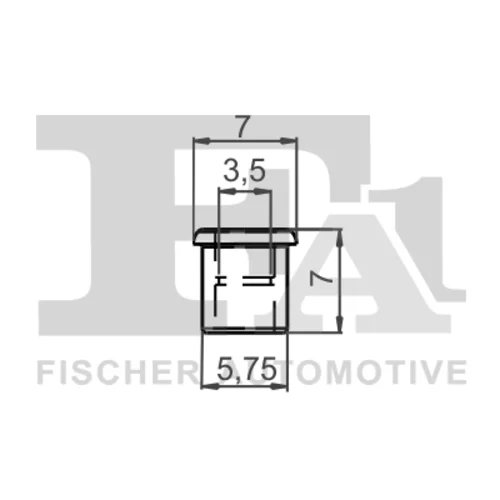 Upevňavacia tyčka 14-60003.5 /FA1/ - obr. 1