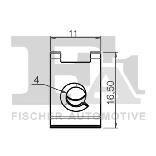 Plechova matica 99-10095.5 /FA1/ - obr. 1