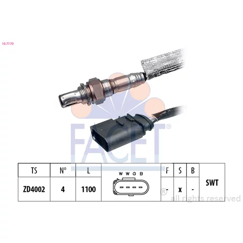 Lambda sonda FACET 10.7170