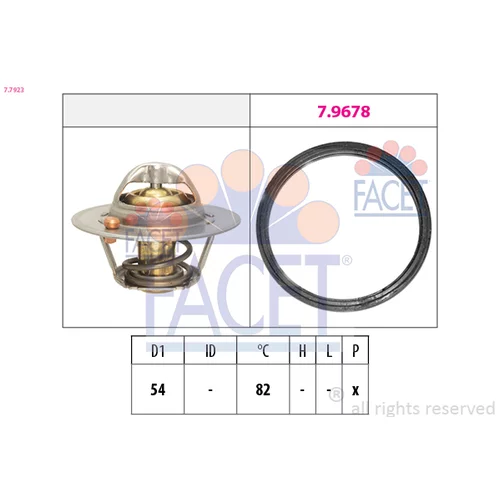 Termostat chladenia FACET 7.7923