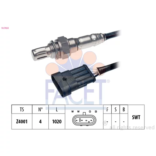 Lambda sonda FACET 10.7022