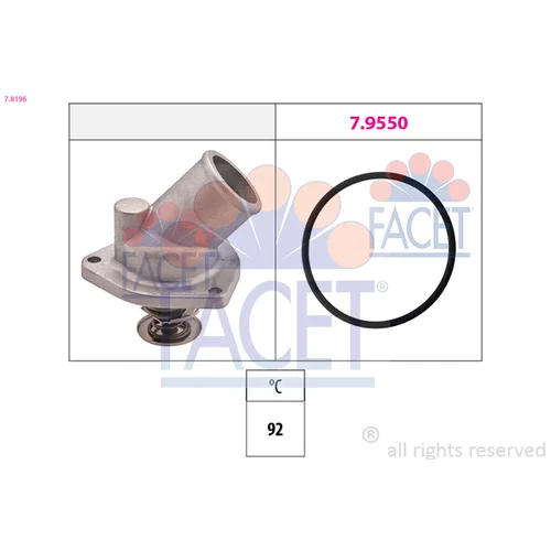 Termostat chladenia FACET 7.8196