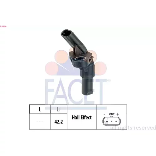 Snímač impulzov kľukového hriadeľa FACET 9.0866