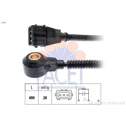 Senzor klepania 9.3207 /FACET/