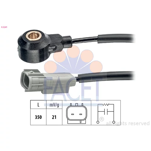 Senzor klepania FACET 9.3241