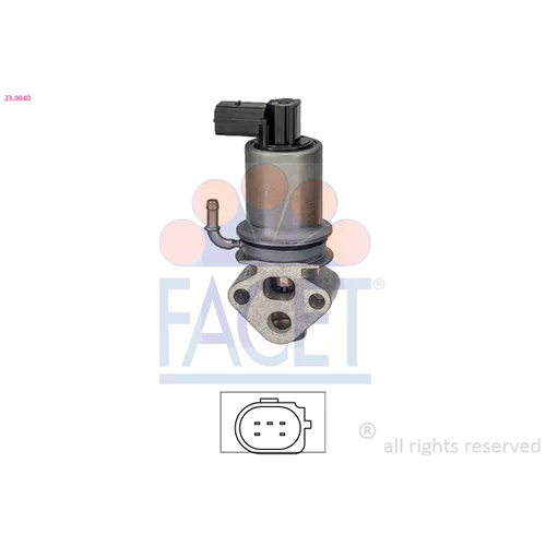 EGR ventil FACET 23.0040