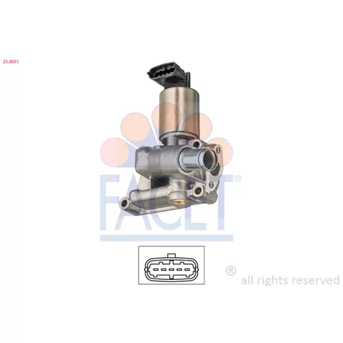 EGR ventil FACET 23.0051