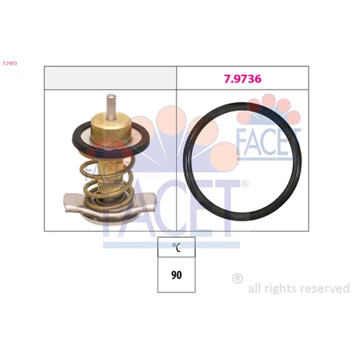 Termostat chladenia FACET 7.7973