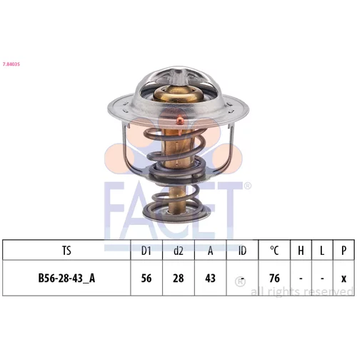 Termostat chladenia 7.8403S /FACET/