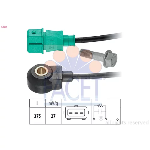 Senzor klepania FACET 9.3235