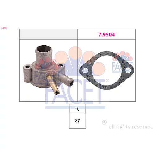 Termostat chladenia FACET 7.8112