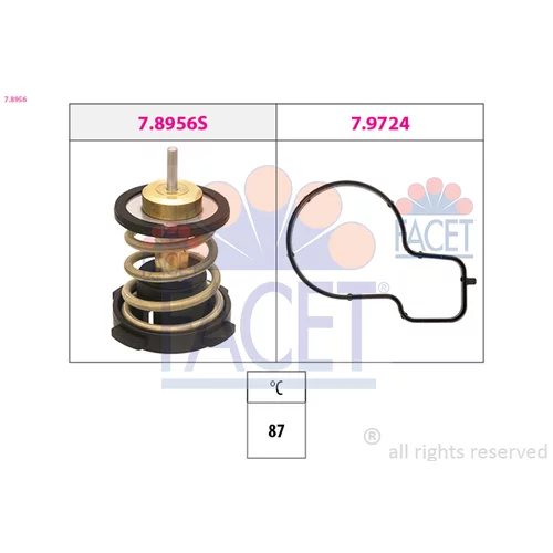 Termostat chladenia FACET 7.8956