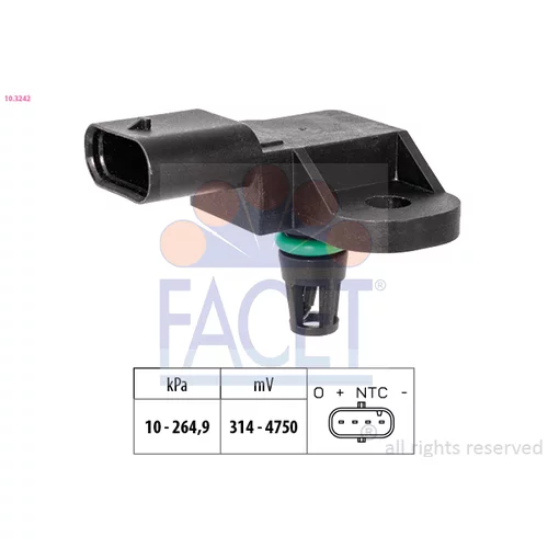Senzor tlaku nastavenia výšky 10.3242 /FACET/