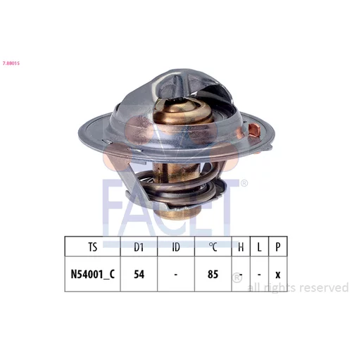 Termostat chladenia 7.8801S /FACET/