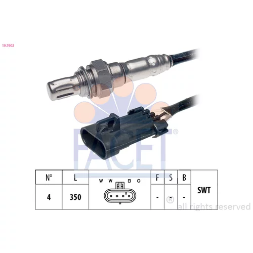 Lambda sonda FACET 10.7602