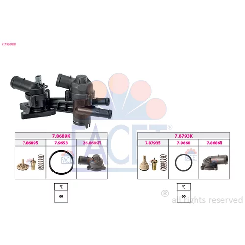 Termostat chladenia FACET 7.7959KK