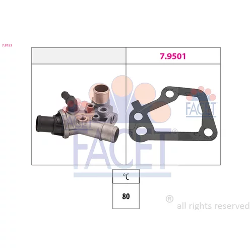 Termostat chladenia FACET 7.8153