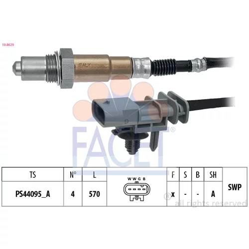 Lambda sonda FACET 10.8629