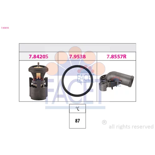 Termostat chladenia FACET 7.8561K