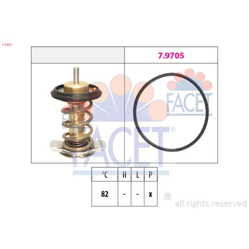 Termostat chladenia FACET 7.7951