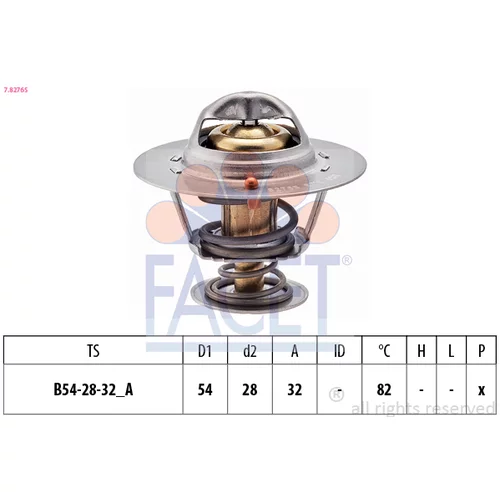 Termostat chladenia FACET 7.8276S