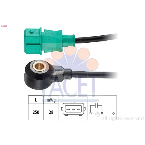 Senzor klepania FACET 9.3057