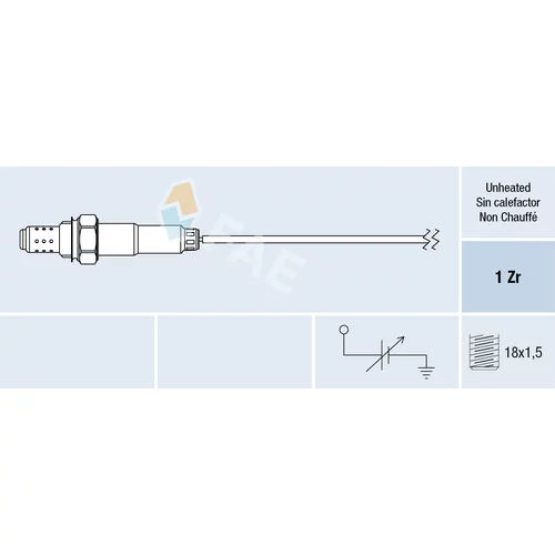 Lambda sonda FAE 77001