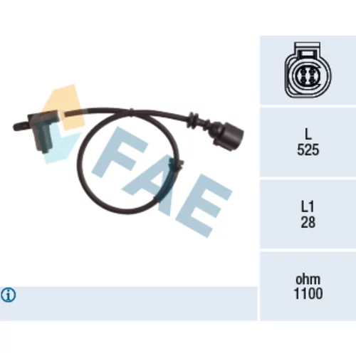 Snímač počtu otáčok kolesa 78175 /FAE/